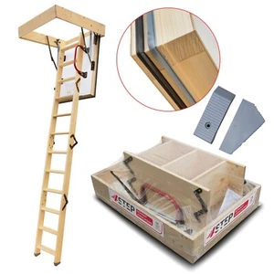 4Step Bodentreppe Gedämmt NORDIC Dachbodentreppe 90x70 cm 87mm 0,44W/m2K - Bild 1 von 23