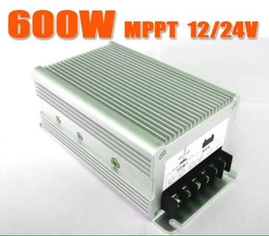 600W 12V/24V Auto MPPT Charge Controller,Wind Turbine Generator Controller - Foto 1 di 1