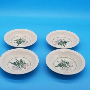 Set of 4 Staffordshine Sheango Pottery 0-10 Bowls restaurant ware Bowl floral - Picture 1 of 12