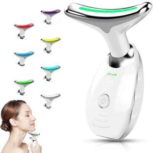 7 Farben - Zweck Lifting und Straffung Gesichtsmassagegerät Nacken Gesicht Massagegerät N - Bild 1 von 9
