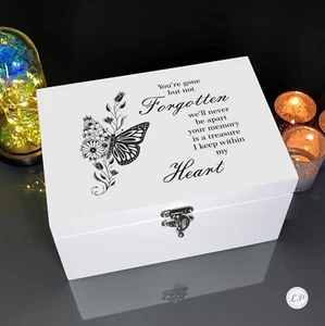 Caja de condolencias condolencia regalo funeral memoria simpatía pérdida duelo conmemorativo - Imagen 1 de 6