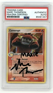 PSA Signed Marc Thompson Camerupt EX Deoxys 4/107 Holo Rare Maxie - Picture 1 of 2