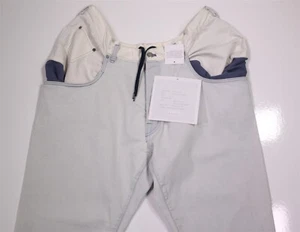 ¡Nuevo! Jeans de mezclilla Fumito Ganryu únicos de pasarela índigo blanqueador 40x28 - Imagen 1 de 7