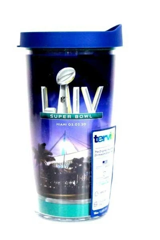 KANSAS CITY CHIEFS SUPER BOWL 02-02-20 TERVIS COLLECTIBLE 16OZ TRAVEL TUMBLER Cover