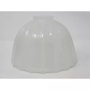 Vntg/Antique 1930s Opalescent Bell Shaped Pendant Glass Light Glass Light Shade - Picture 1 of 6