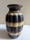 Vintage West German Pottery Scheurich Keramik Large Brown Ceramic Mcm Vase