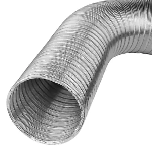 1,5 m manguera flexible tubo de aluminio tubo flexible manguera tubo ALUMINIO-Flex aluminio - Imagen 1 de 14