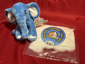 Neu mit Etikett Teddy Mountain blauer Elefant nicht gefüllt mit neuem Füllpaket - Bild 1 von 7