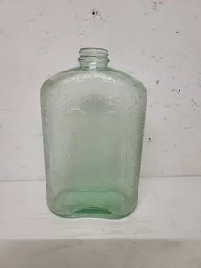Fancy Antique Pictorial Refrigerator Water Bottle Embossed 1930s - Picture 1 of 8