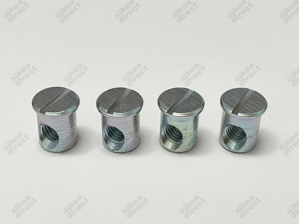 Ikea Cross dowel nut sleeve, Part # 108903 (4 pack) - NEW USA shipped - Image 1 of 1