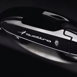 8 PZ Adesivi Replica Decals Maniglie Compatibili per Audi Quattro Tuning 05 - Imagen 1 de 8