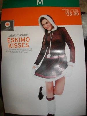 Sexy Disfraz de Halloween para Mujer Adulto BESOS ESQUIMALES Vestido con Capucha M Mediano (8-10) Foto 1 de 4