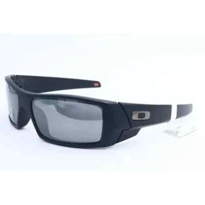  Oakley GASCAN OO9014 12-856 Rectangle Black Sunglasses Gray Polarized PRIZM - Picture 1 of 8