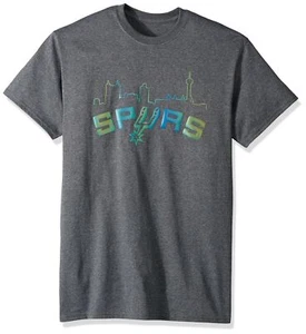 VF LSG NBA Charlotte Hornets Men's Skyline Rainbow Reflective Basic Short Sle... - Picture 1 of 2