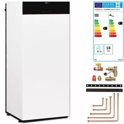 Viessmann Vitodens 222-F Gas-Brennwert Paket 19kW Z029957 Anbausatz seitlich - Bild 1 von 4