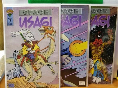 Space Usagi vol. 2 #1-3 VF/NM complete series - stan sakai - mirage comics set - Image 1 of 4