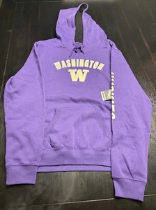 XXL - Women's Colosseum Purple Washington Huskies Loud and Proud Pullover Hoodie - Picture 1 of 5