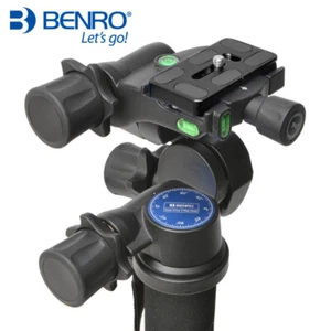 Cabezal engranado trípode de aleación de magnesio 3D Benro GD3WH con placa PU70 QR - Imagen 1 de 7