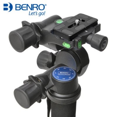 BENRO GD3WH 3D Magnesium Alloy Tripod Geared Head With PU70 QR Plate - Image 1 of 4