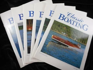 Lot of 6 Classic Boating Magazines Issues #111 - #116 Complete Year 2003 - Picture 1 of 11
