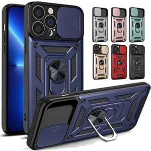 Shockproof Case For iPhone 15 14 Pro Max 13 12 Camera Lens Slide Cover Protector - Picture 1 of 31
