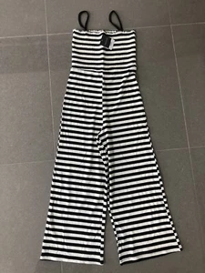 Nuevo Traje de Salto Damas Talla UK 6 Top Shop Negro Marfil Rayas - Imagen 1 de 4