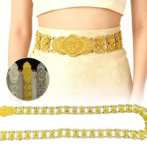 The Dai Nationality Metallgürtel Thailand Kleidung Taillenkette Vintage Accessoires - Bild 1 von 16