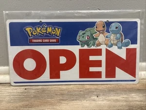 Offizielle Pokémon Offen & Geschlossen Hängeschilder Snorlax & Kanto Starter - Bild 1 von 9