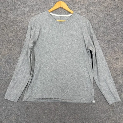 Rag & Bone Shirt Mens XL Organic Cotton Long Sleeve Crewneck Knit Gray Tee - Image 1 of 4