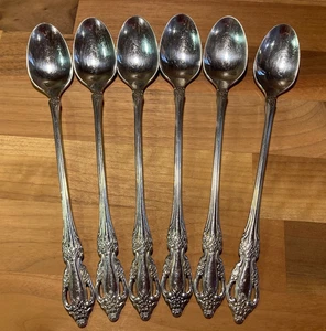 Oneida Michelangelo Edelstahl Besteck Eisteelöffel 6er Set schön - Bild 1 von 4