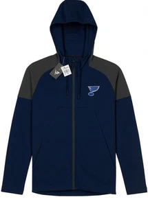 ✅ $130 Level-Wear St. Louis Blues Hooded Performance Fleece Riot Jacket Men S - Bild 1 von 14