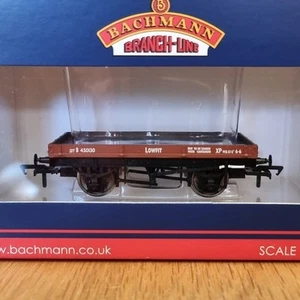 Bachmann Branch-Line 37-477C 1 Plank Wagon BR Bauxite (Early) OO Gauge - Picture 1 of 4