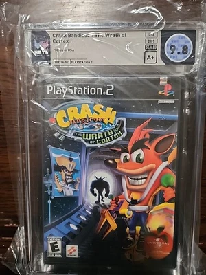 Crash Bandicoot Wrath Of Cortex- Sony PlayStation 2 Wata 9.8 A+ Rare - Image 1 of 3