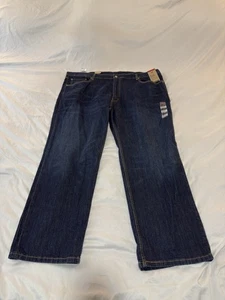 Jeans rectos relajados Levis 559 para hombre 48X32 azul denim grandes altos nuevos con etiquetas 155 - Imagen 1 de 8