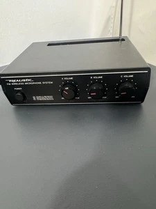 Realistic FM Wireless Three Channel Microphone System  Model 32-1228 - Picture 1 of 14