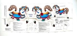 Cranston VIP Carrusel Caballo Apliques Panel de Tela Escultura Suave Colgante de Pared  - Imagen 1 de 5