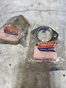 Nuevo juego de tuercas de anillo de escape Yamaha OEM (2) RD250 RD350 246-14612-00-00 #Bin W - Imagen 1 de 5