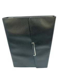 Firetrap Filofax Personal Organiser Black Faux Leather 6.5" X 9" - Picture 1 of 22