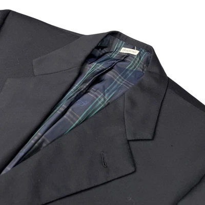 Brioni Men's Palatino 100% Wool 3-Button Blazer Navy Blue • Italy • 40R US - Image 1 of 4