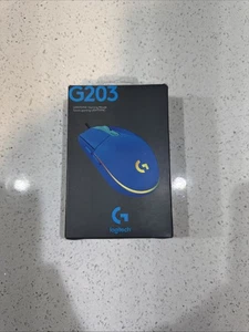 Logitech G203 Lightsync Wired USB 6 Button Gaming Mouse Blue Green - Picture 1 of 1