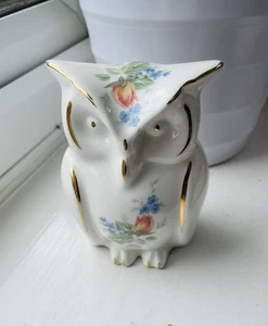 Vintage Fine Bone China Owl Figurine – Fine Rose China, England - Picture 1 of 6