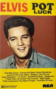 K7 AUDIO ELVIS PRESLEY- POT LUCK- RCA - EUROPE - NK 89098 - Picture 1 of 1