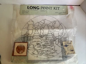 Vintage J K Originals Mountain Summer #80-11 Long Point Needlepoint Kit-NOS - Bild 1 von 5