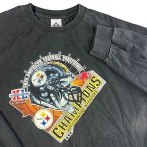 Vintage 2006 Pittsburgh Steelers Herren XXL NFL Football schwarz Langarmshirt - Bild 1 von 9