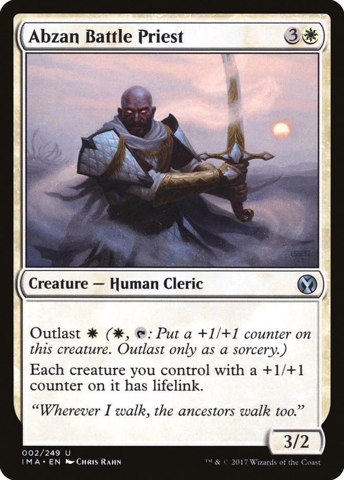 Abzan Battle Priest 2 LP Normal Iconic Masters MTG EN - Image 1 of 1
