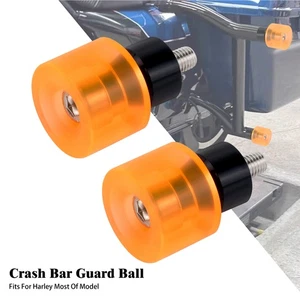 Bernstein Schutzschieber Motorschutzbügel Schutzbügel 12mm Endbälle Für Harley - Picture 1 of 17