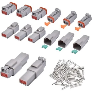 Fiche de Connecteur de Fil éLectrique 8 Ensembles 2 Broches 16-20AWG éTanch8479 - Imagen 1 de 6