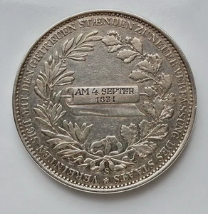 Sachsen Konventionsthaler 1 Taler 1831 S Neue Verfassung Anton I Silber AKS#84 - Bild 1 von 3