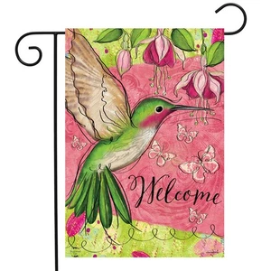 Briarwood Lane Blissful Kolibri Garten Flagge - Bild 1 von 4