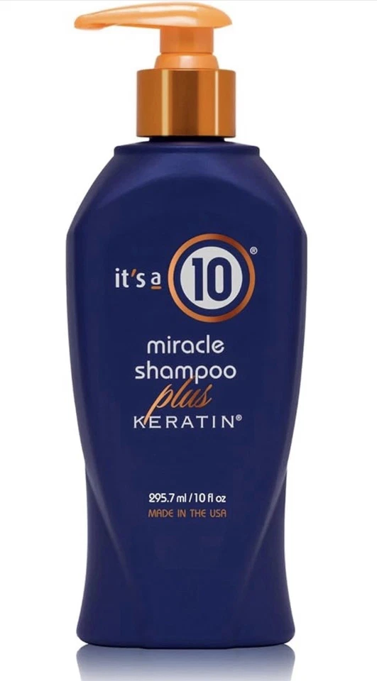 It’s a 10 Miracle Shampoo Plus Keratina 10 fl oz Paquete de 2 Hecho en EE. UU. Foto 1 de 2
